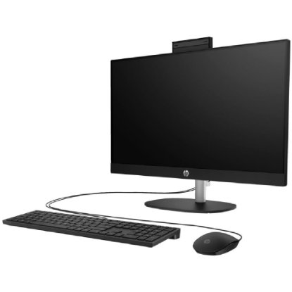 Računalo AiO HP 24-cr0048ny / 23,8" FHD IPS, Ryzen 5 7520U, 16GB, 512GB SSD, AMD Radeon Graphics, WiFi, tipkovnica, miš, bez OS, crno