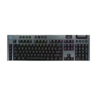 Tipkovnica LOGITECH Gaming G915 X Lightspeed Tactile, RGB, mehanička, bežična, US Layout, crna