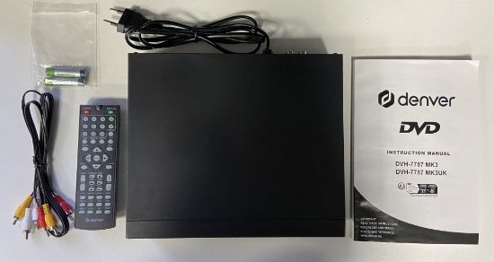 RABLJENI - DVD player DENVER DVH-7787, HDMI, USB ulaz za reprodukciju filmova i fotografija