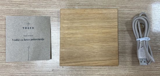 OPEN BOX - Bežični punjač TREED Sandy Oak Qi, 15W, MagSafe