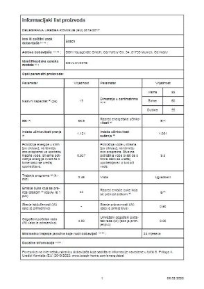 Ugradbena perilica posuđa BOSCH SGV4HVX37E, 60 cm, 13 kompleta, energetski razred E