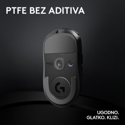 Miš LOGITECH Pro X Superlight 2, bežični, optički, 32000dpi, crni, USB