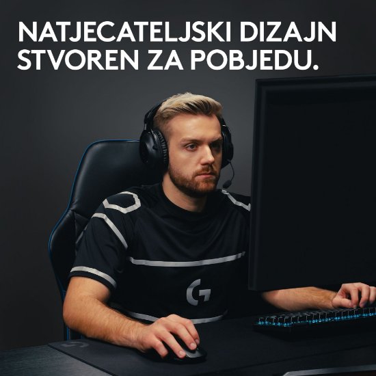 Miš LOGITECH Pro X Superlight 2, bežični, optički, 32000dpi, crni, USB