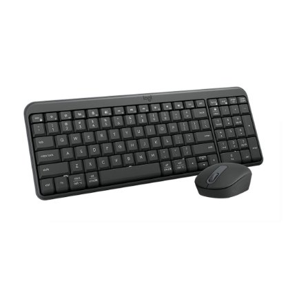 Tipkovnica + miš LOGITECH MK250 Compact Bluetooth Combo, bežična, crna