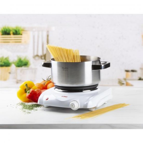 Električno kuhalo DOMO DO309KP, jednostruko, 1500 W, bijelo