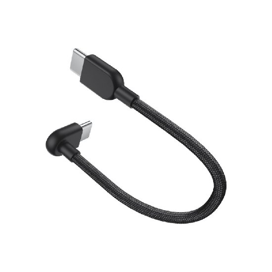 Kabel XIAOMI Mi, USB-C na USB-C, pleteni, 10cm, crni