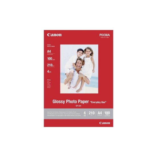Papir za printanje CANON Glossy Photo GP-501, A4, 100 listova