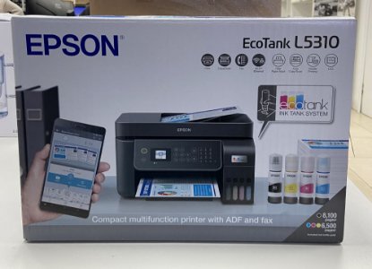 RABLJENI - Multifunkcijski printer EPSON EcoTank L5310, printer/scanner/copy/fax, 5760 dpi, USB, LAN, WiFi, crni