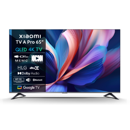 QLED TV 65" XIAOMI A Pro 65, Smart TV, 4K UHD, USB, LAN, Wi-Fi, BT, sivi - energetski razred F