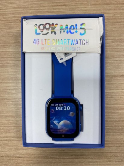 RABLJENI - Dječji pametni sat FOREVER LookMe! 3, 4G video pozivi, GPS, SOS gumb, vodootporan, plavi