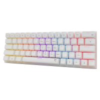 Tipkovnica WHITE SHARK GK-002211V2 Wakizashi-2, RGB, crveni switch, mehanička, US/HR, bijela