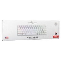 Tipkovnica WHITE SHARK GK-002211V2 Wakizashi-2, RGB, crveni switch, mehanička, US/HR, bijela