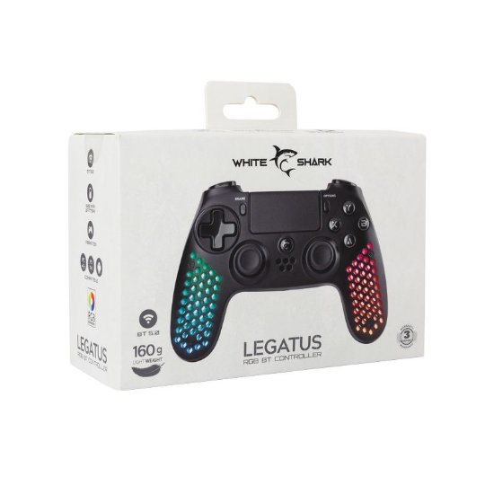Gamepad WHITE SHARK Legatus GPW-4009, bežični, PC/PS4, crni