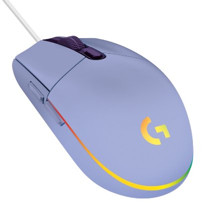 Miš LOGITECH Gaming G102 Lightsync, optički, 8000dpi, lilac, USB
