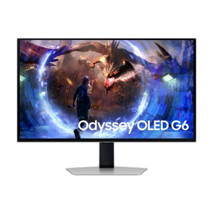 Gaming monitor 27" SAMSUNG Odyssey G6 G60SD LS27DG602SUXEN, QHD, OLED, 360Hz, 1ms, 250cd/m2, FreeSync, srebrni