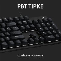 Tipkovnica LOGITECH Gaming G413 SE, mehanička, crna, USB, US layout