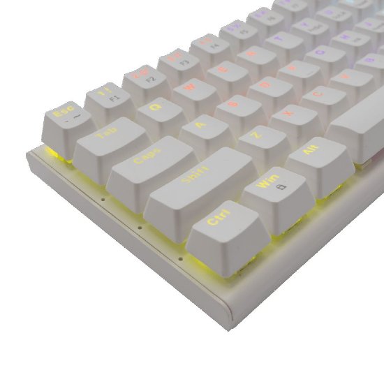 Tipkovnica WHITE SHARK GK-002212V2 Wakizashi-2, RGB, crveni switch, mehanička, UK/HR, bijela