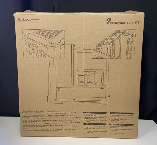 RABLJENI - Kućište EPOCH Performance 1FT, Full Tower, E-ATX, crno, bez napajanja