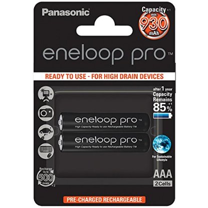 Baterija PANASONIC Eneloop Pro BK4HCDE2BE, tip AAA, punjive, 930 mAh, 2kom
