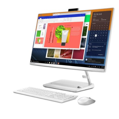 Računalo AiO LENOVO IdeaCentre F0FY00N5SC / 27" FHD IPS, Ryzen 7 7730U, 16GB, 1TB SSD, AMD Radeon Graphics, tipkovnica, miš, Windows 11, bijelo