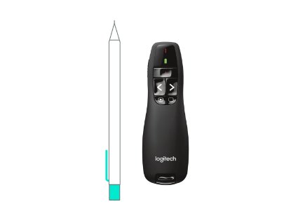 Prezenter LOGITECH R400, laser, bežični, retail