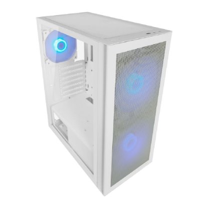 Kućište LC POWER LC-717W-ON Meshwork_L Light, MIDI, ATX, window, bijelo, bez napajanja