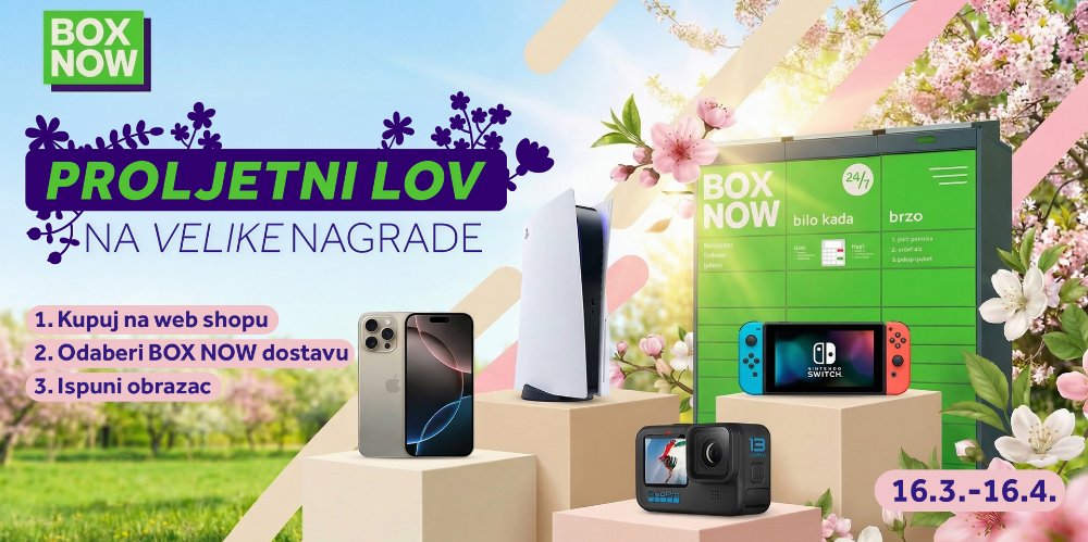 Prikažite detalje za Box Now nudi ti sudjelovanje u nagradnoj igri!