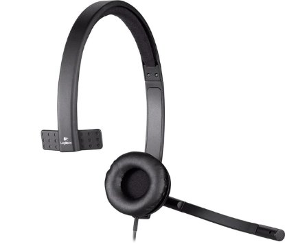 Slušalice LOGITECH Headset H570e Mono, USB, crne