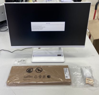 OPEN BOX - Računalo AiO LENOVO IdeaCentre 3 F0FY00N4SC / 27" FHD IPS, Ryzen 7 7730U, 16GB, 1TB SSD, AMD Radeon Graphics, WiFi, tipkovnica, miš, bez OS, bijelo