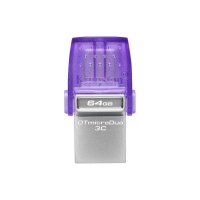 Memorija USB 3.2 FLASH DRIVE, 64GB, KINGSTON DataTraveler Micro Duo DTDUO3CG3/64GB, ljubičasti