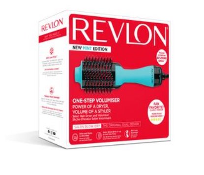 Četka za kosu REVLON Salon 2u1, sušenje i povećanje volumena kose, mint