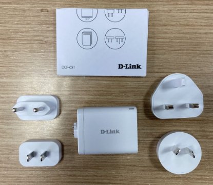 OPEN BOX - Kućni punjač D-LINK DCP-651, 65W, 2xUSB-C, 1xUSB-A, QC, PD, bijeli