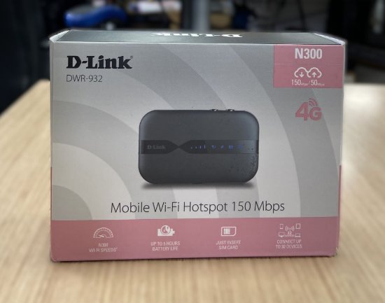 RABLJENI - Mobilni router D-LINK DWR-932, bežični 4G LTE router, 150MBps WiFi, SIM, baterija 2020mAh