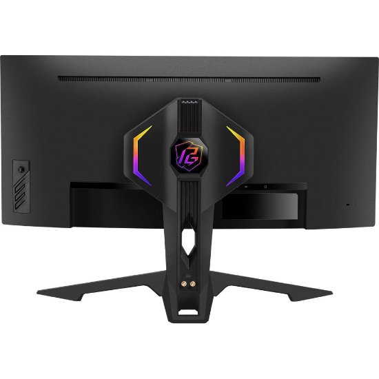 Gaming monitor 34" ASROCK PG34WQ15R3A, UWQHD Mini-OLED, VA, 165Hz, 1ms, 550cd/m2, FreeSync, zakrivljeni, zvučnici, crni