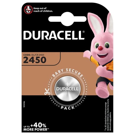 Baterija DURACELL CR2450, 3V, litijska