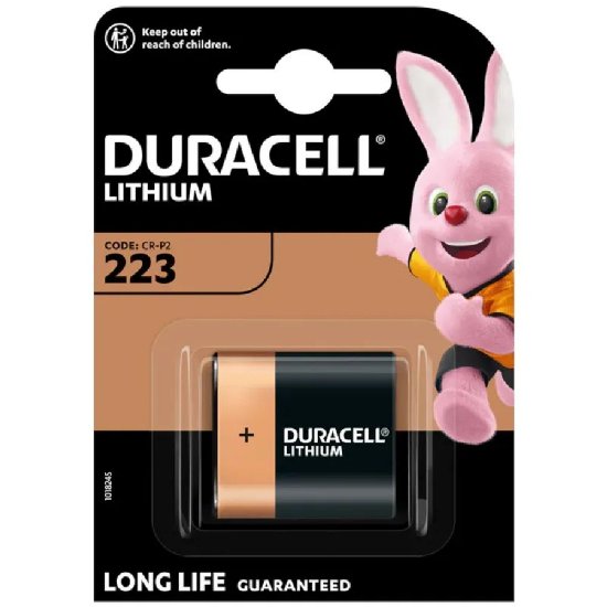 Baterija DURACELL DL223ABPK 223, 6 V, 1550 mAh, 1 kom