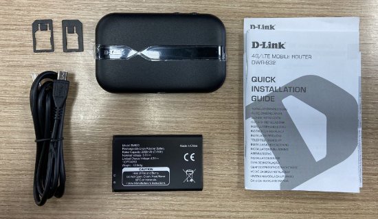 RABLJENI - Mobilni router D-LINK DWR-932, bežični 4G LTE router, 150MBps WiFi, SIM, baterija 2020mAh