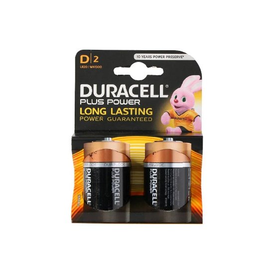 Baterija DURACELL MN1300, D (LR20), alkalna, 1.5 V, 2 kom