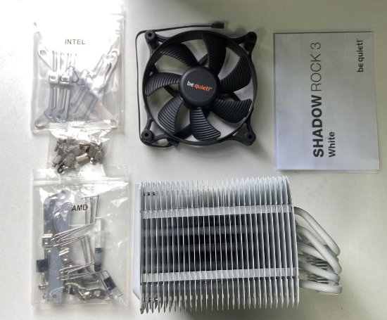 RABLJENI - Cooler BE QUIET Shadow Rock 3 White, za Intel i AMD, bijeli