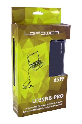 Punjač za laptop LC POWER LC-NB-PRO-65, 65W, univerzalni