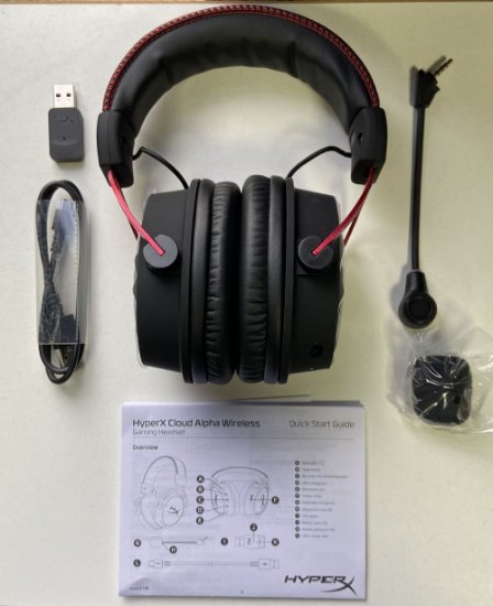 OPEN BOX - Slušalice HyperX Cloud Alpha Wireless, crno-crvene