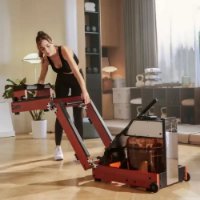 Sprava za veslanje KINGSMITH WM10 Rowing Machine, 150 kg, sklopljiva, crna