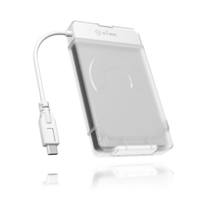 Eksterno kućište ICY BOX IB-AC703-C, 2.5'' HDD/SSD, USB-C, prozirno