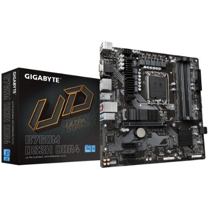 Matična ploča GIGABYTE B760M DS3H DDR4, Intel B760, DDR4, mATX, s. 1700