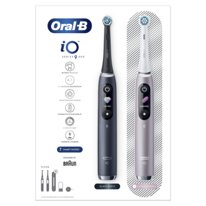 Električna četkica za zube ORAL-B iO9 duopack, 2 kom