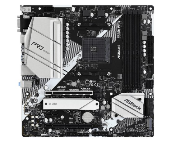 Matična ploča ASROCK B550M Pro4, AMD B550, mATX, s. AM4