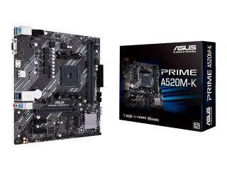 Matična ploča ASUS Prime A520M-K, AMD A520, DDR4, mATX, s. AM4