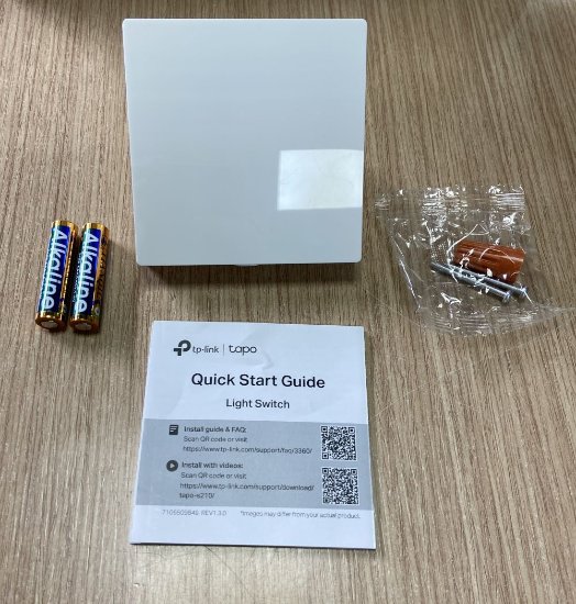 RABLJENI - Pametni zidni prekidač TP-LINK Tapo S210, bijeli