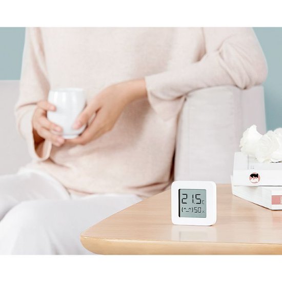 Vremenska stanica XIAOMI Mi Temperature and Humidity Monitor 2, temperatura i vlaga, Bluetooth, bijela
