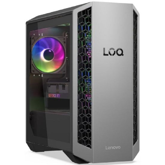 Računalo LENOVO LOQ Tower 91DF007FSC / Ryzen 7 8745HX, 32GB, 1TB SSD, nVidia GeForce RTX 5060 Ti, WiFi, bez OS, crno